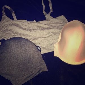 Nursing bras and tank
